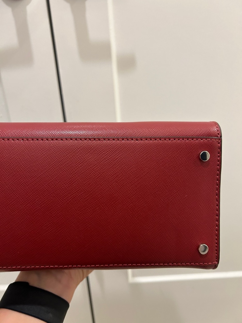 Kate Spade (NWT) Staci Medium Satchel in Red Curran - Picture 8 of 10
